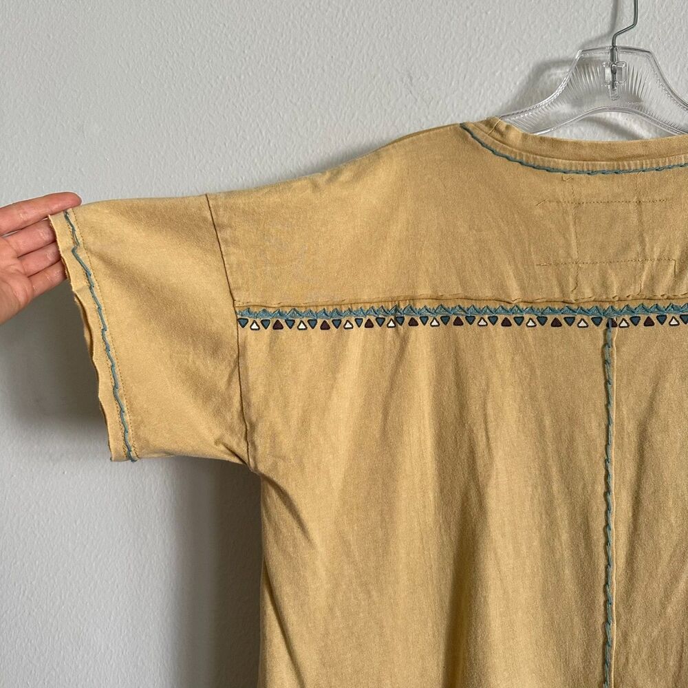 Double D Ranch Mustard Yellow Thunderbird Short Sleeve Tee - Picture 6 of 8